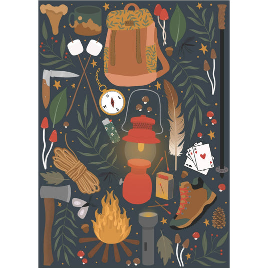 Backpacker 1000 Piece Jigsaw Puzzle by Villager Puzzles - 4
