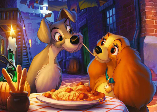 Lady and the Tramp 1000 Piece Jigsaw Puzzle by Ravensburger