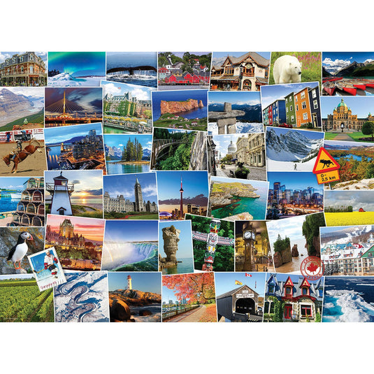 Canada Globetrotter 1000 Piece Jigsaw Puzzle by Eurographics - 2