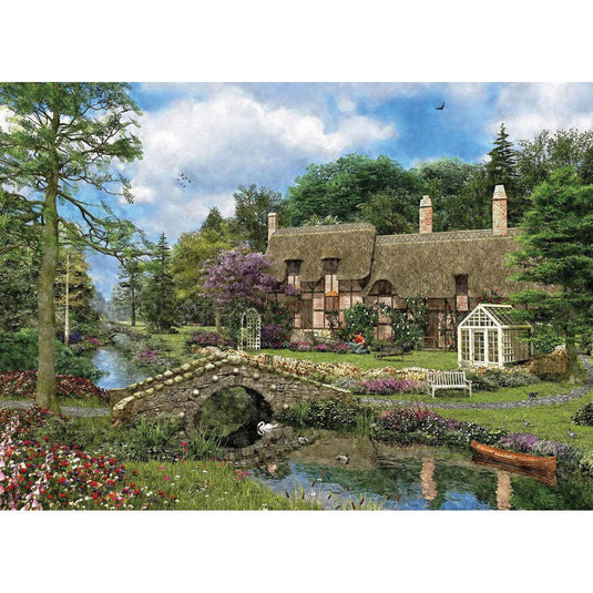 Cobble Walk Cottage by Davison 500 Piece Jigsaw Puzzle by Eurographics - 2