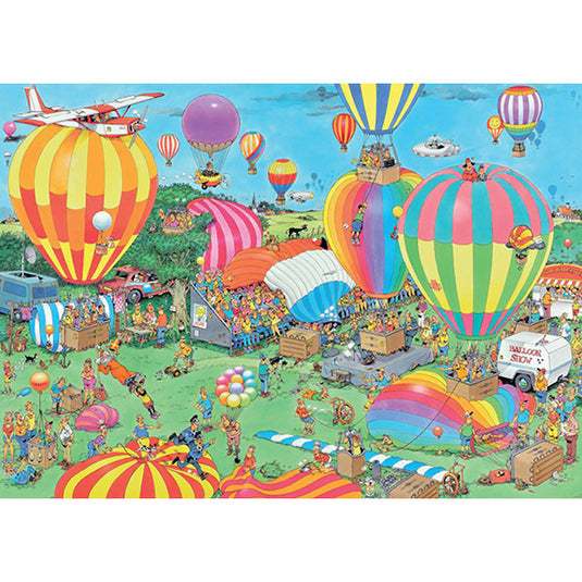 The Balloon Festival 1000 Piece Jigsaw Puzzle by Jumbo - 2