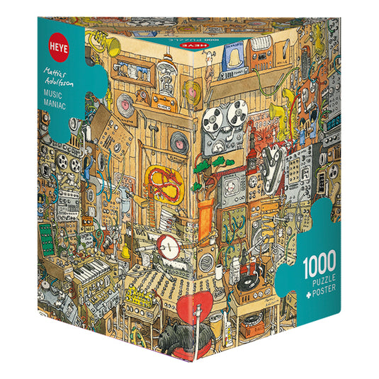 Music Maniac 1000 Piece Jigsaw Puzzle by Heye - 1