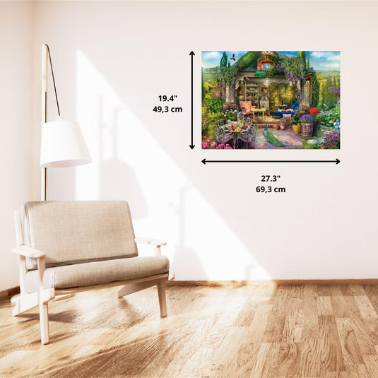 Dream Garden Among The Vineyards 1000 Piece Jigsaw Puzzle by Schmidt Puzzle - 3