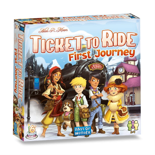 Ticket To Ride: First Journey Europe Board Game by Days Of Wonder