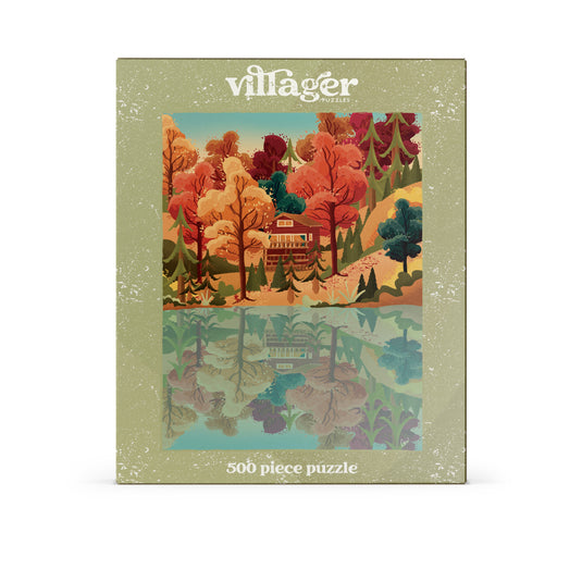 Muskoka Leaves 500 Piece Jigsaw Puzzle by Villager Puzzles - 1