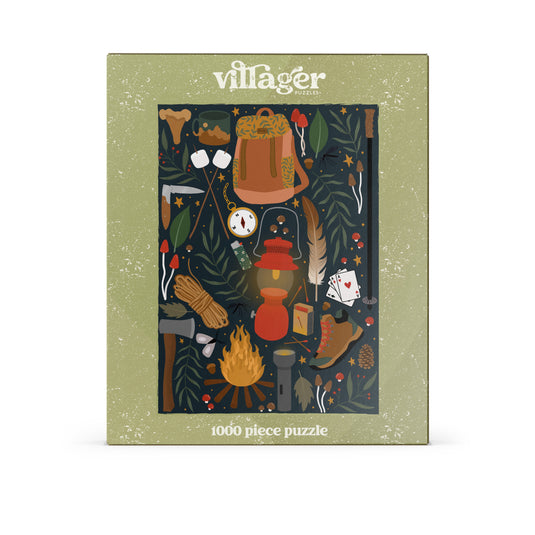 Backpacker 1000 Piece Jigsaw Puzzle by Villager Puzzles - 1