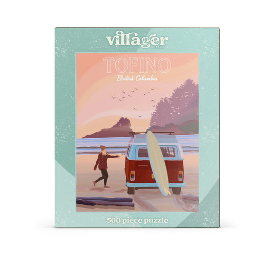 Tofino Surf 500 Piece Jigsaw Puzzle by Villager Puzzles - 1