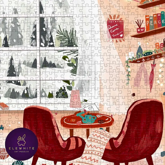 Cocooned Comfort 1000 Piece Jigsaw Puzzle by Elewhite - 2