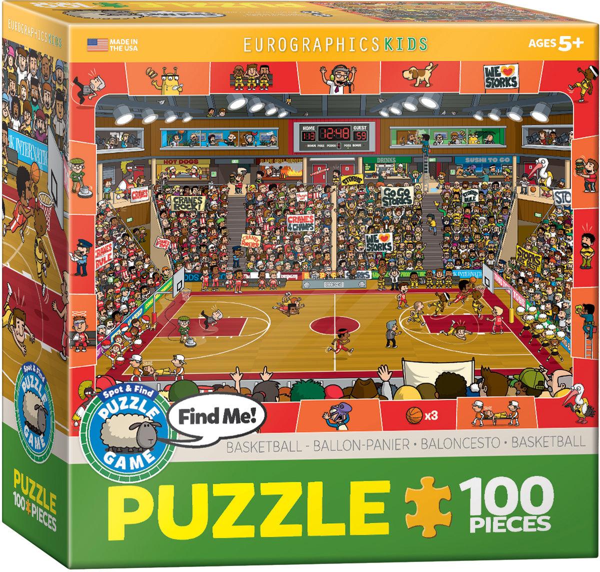 Basketball 100 Piece Jigsaw Puzzle by Eurographics
