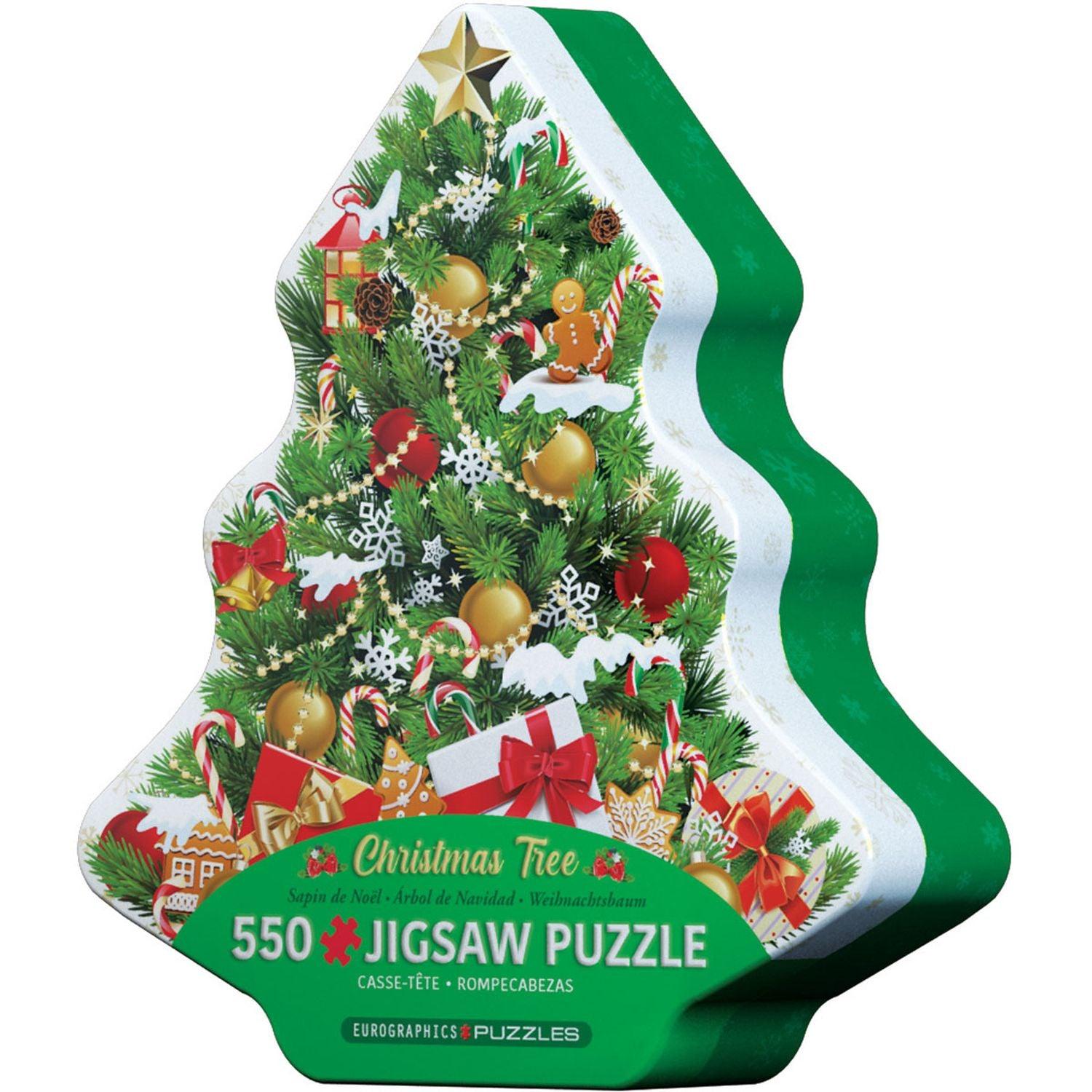 Christmas Tree Tin 550 Piece Jigsaw Puzzle by Eurographics