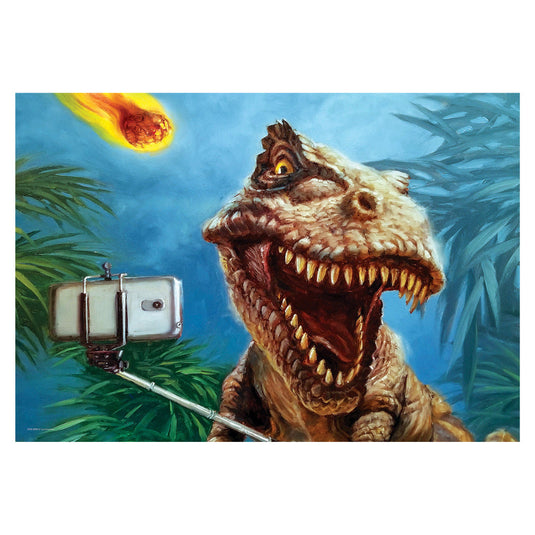 Dinosaur Selfie by Heffernan 100 Piece Jigsaw Puzzle by Eurographics - 2