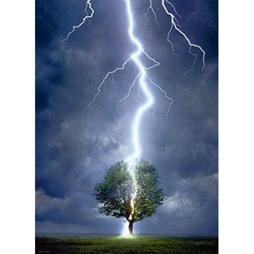 Lighting Striking Tree 1000 Piece Jigsaw Puzzle by Eurographics - 1