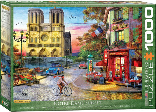 Notre Dame by Dominic Davison 1000 Piece Jigsaw Puzzle by Eurographics - 1
