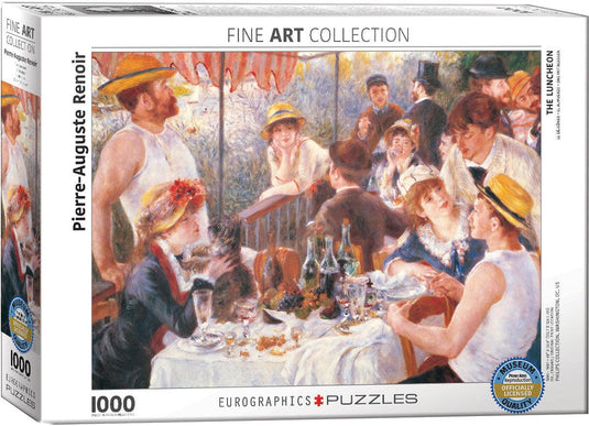 The Luncheon by Renoir 1000 Piece Jigsaw Puzzle by Eurographics - 1