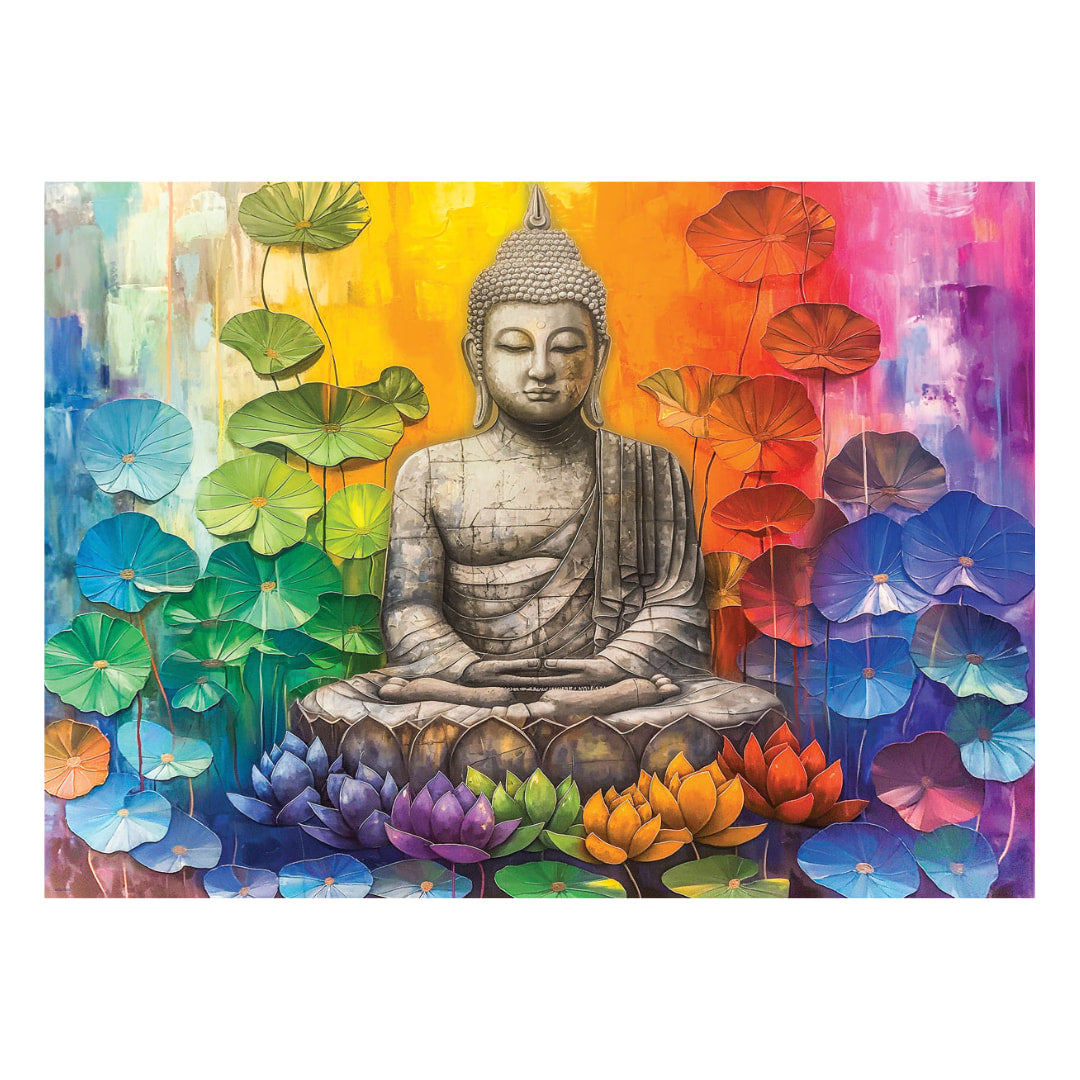 Colorful Buddha 1000 Piece Jigsaw Puzzle by Eurographics