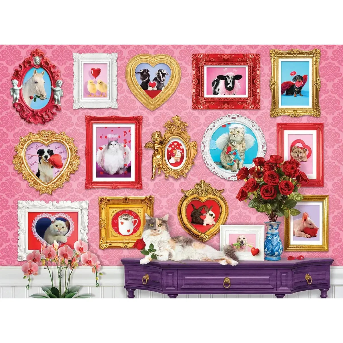 For the Love of Animals 500 Piece Jigsaw Puzzle by Eurographics
