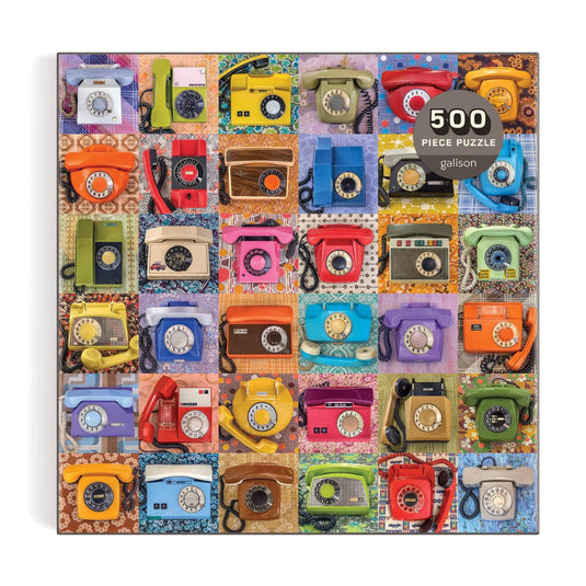 Eastern Bloc Telephones 500 Piece Puzzle by Galison - 1