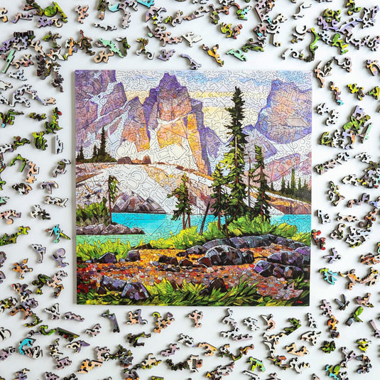 Silent Communion by Graeme Shaw 537 Piece Wooden Jigsaw Puzzle by Stumpcraft