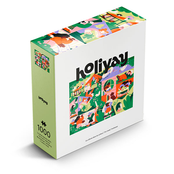 The Great Treehouse 1000 Piece Jigsaw Puzzle by Holiyay