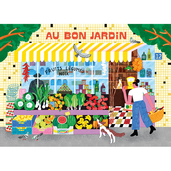 At the Market 1000 Piece Jigsaw Puzzle by Holiyay