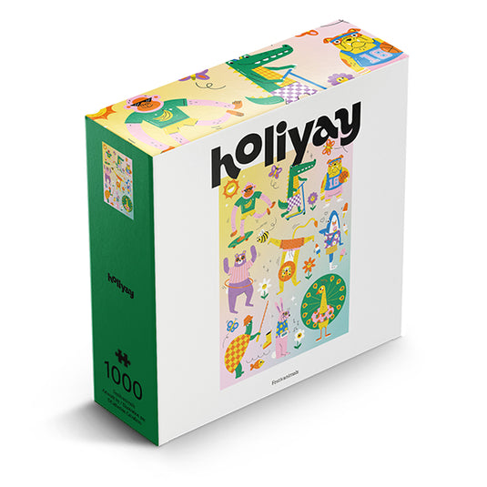Festivanimals 1000 Piece Jigsaw Puzzle by Holiyay - 1