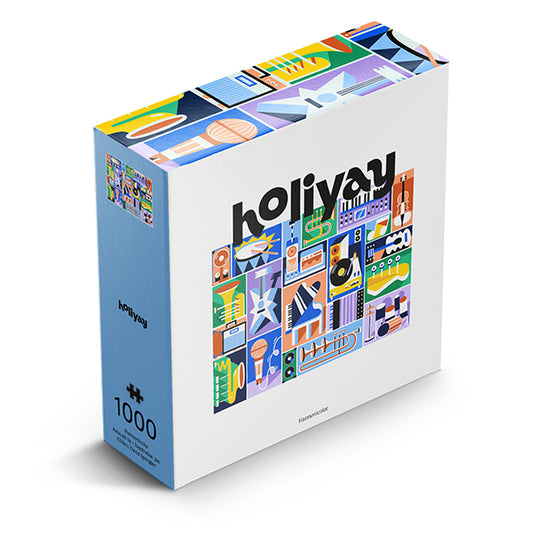 Chromatic 1000 Piece Jigsaw Puzzle by Holiyay - 1