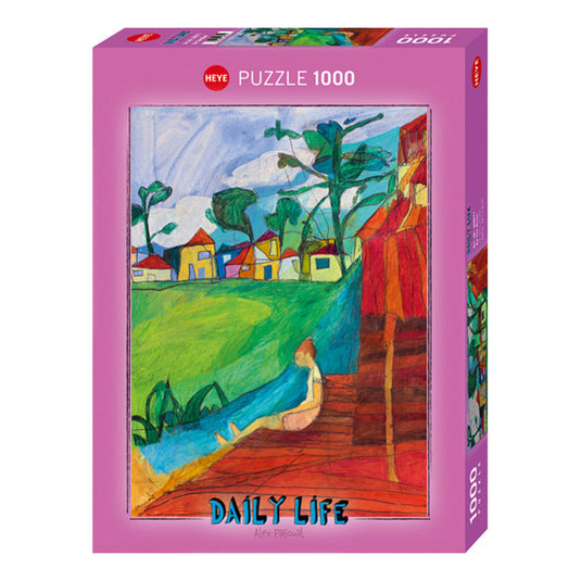 By The River, Daily Life 1000 Piece Jigsaw Puzzle by Heye - 1