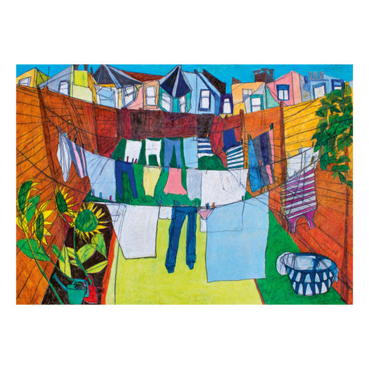 In The Courtyard, Daily Life 1000 Piece Jigsaw Puzzle by Heye - 2