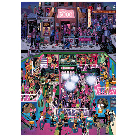Disco 3000, Oesterle, TB 1000 Piece Jigsaw Puzzle by Heye - 2