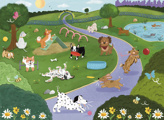 Bark Park 250 Piece Jigsaw Puzzle by Villager Puzzles