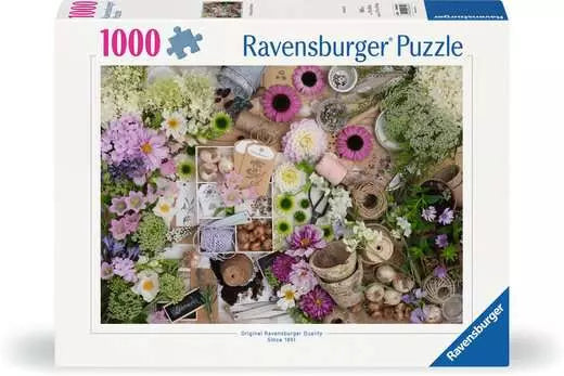 Colorful Floral Love 1000 Piece Jigsaw Puzzle by Ravensburger