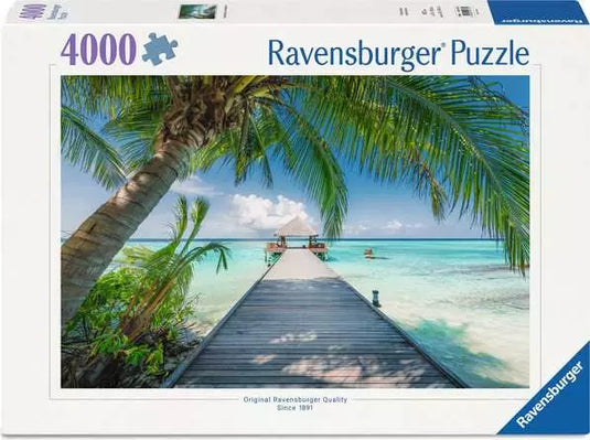 Dream Beach on the Maledives 4000 Piece Jigsaw Puzzle by Ravensburger