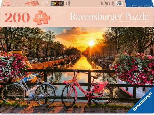 Sunset in Amsterdam 200 Piece Jigsaw Puzzle by Ravensburger