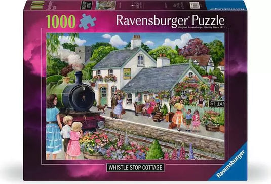 Whistle Stop Cottage 1000 Piece Jigsaw Puzzle by Ravensburger