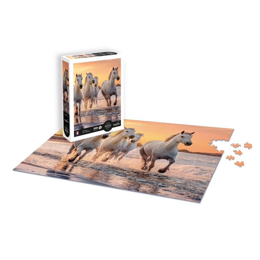 Galloping Horses 500 Piece Jigsaw Puzzle by Sentosphere - 2