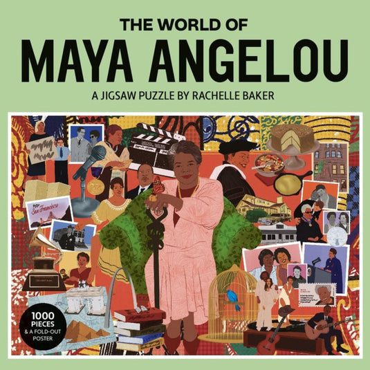 The World of Maya Angelou 1000 Piece Puzzle by Laurence King - 1