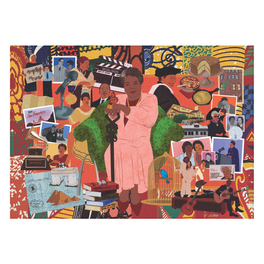 The World of Maya Angelou 1000 Piece Puzzle by Laurence King - 2