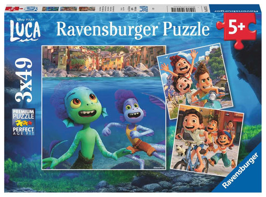 Luca's Adventures 3x49 Piece Jigsaw Puzzle by Ravensburger