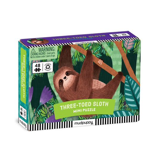 Three-Toed Sloth Mini Puzzle by Galison - 1
