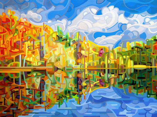 Falling by Mandy Budan 461 Piece Wooden Jigsaw Puzzle by Stumpcraft