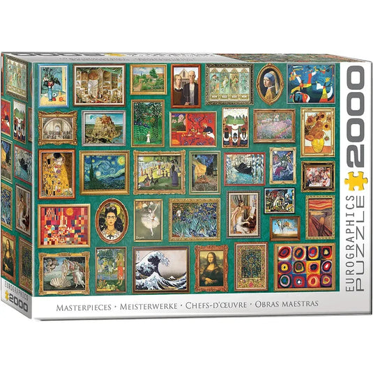 Fine Art Masterpieces 2000 Piece Jigsaw Puzzle by Eurographics - 1