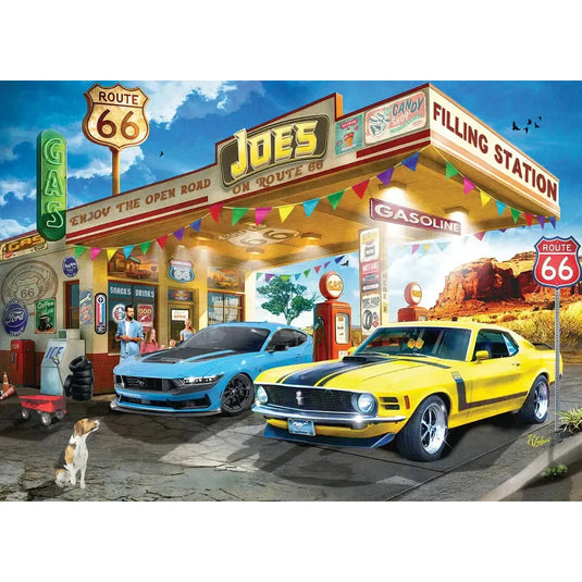 Ford - Boss vs DarkHorse by DSV 1000 Piece Jigsaw Puzzle by Eurographics - 2