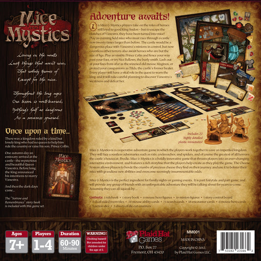 Mice & Mystics Board Game by Z-Man Games