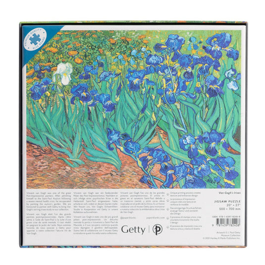 Van Gogh's Irises Jigsaw Puzzle by PaperBlanks - 4