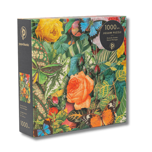 Butterfly Garden Jigsaw Puzzle by PaperBlanks - 1