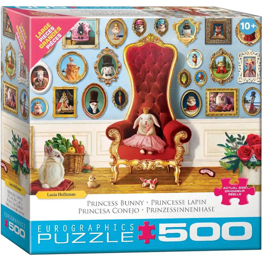 Princess Bunny 500 Piece Jigsaw Puzzle by Eurographics - 1