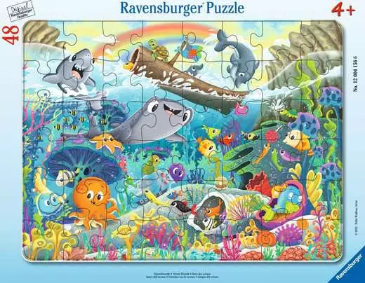 Ocean Friends 48 Piece Tray Puzzle by Ravensburger