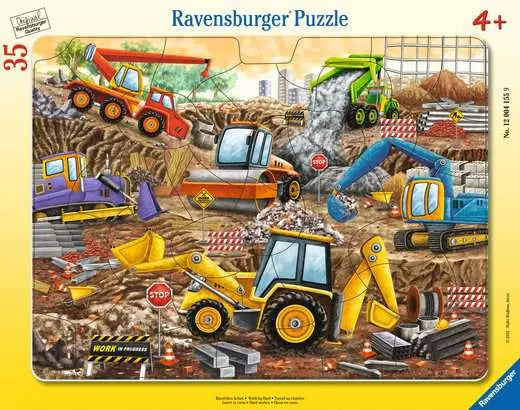 Working Hard 35 Piece Tray Puzzle by Ravensburger