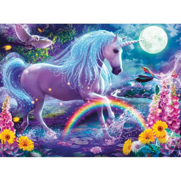 Glitter Unicorn 100 Piece Glitter Puzzle by Ravensburger