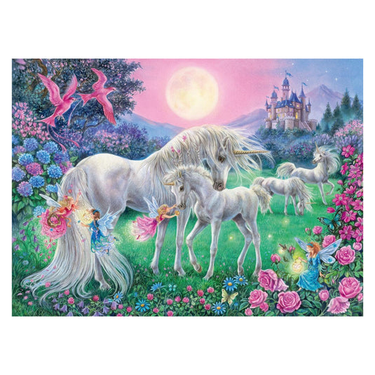 Unicorns in the Moonlight 100 Piece Jigsaw Puzzle by Ravensburger - 2